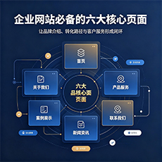 乐东建站-企业网站必备的六大核心页面