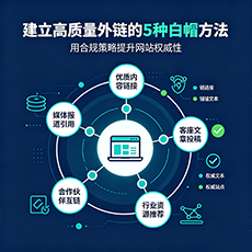 乐东建站-建立高质量外链的5种白帽方法